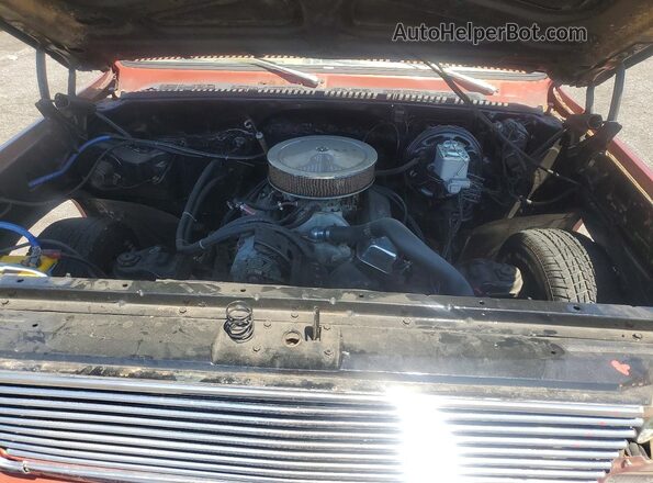 CKY144Z154280 1974 CHEVROLET K10 Оранжевый Вид задней части салона