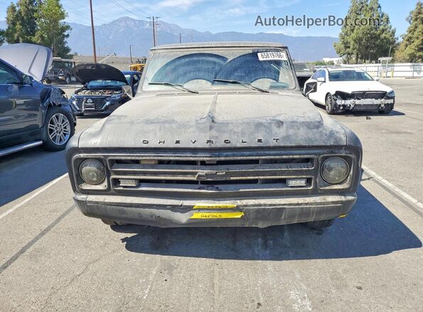 CS149Z864682 1969 CHEVROLET C10 Черный Вид спереди
