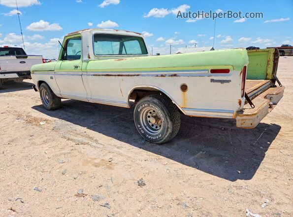 F10YKS83060 1973 FORD F100 Двухцветный Задняя левая четверть