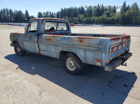 F10YRE15442 1969 FORD F100 Синий Задняя левая четверть