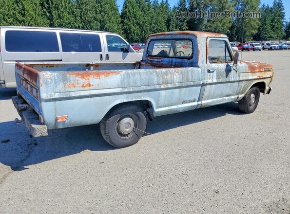 F10YRE15442 1969 FORD F100 Синий Задняя правая четверть