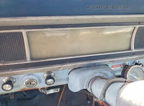 F10YRE15442 1969 FORD F100 Синий Вид щитка приборов
