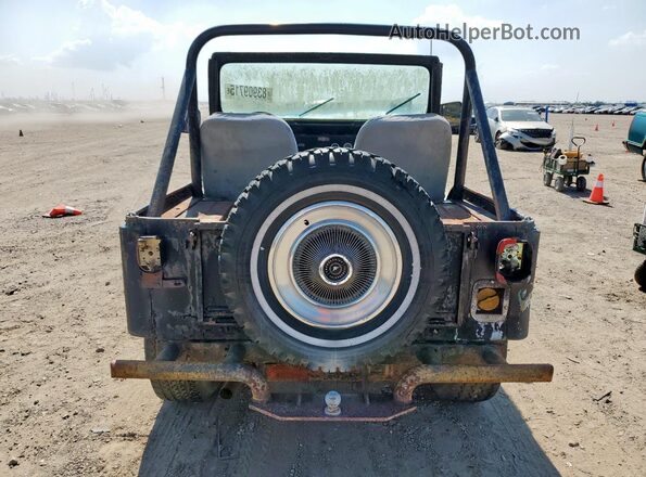J8F83AA003705 1975 JEEP CJ5, Черный Вид сзади