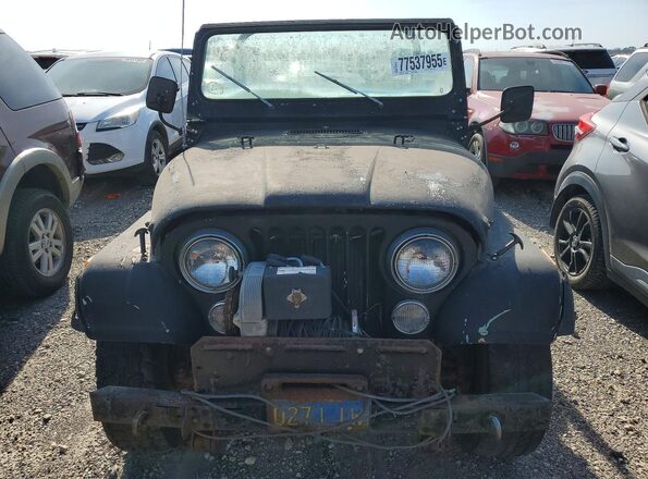 J8F83AA003705 1975 JEEP CJ5, Черный Вид спереди