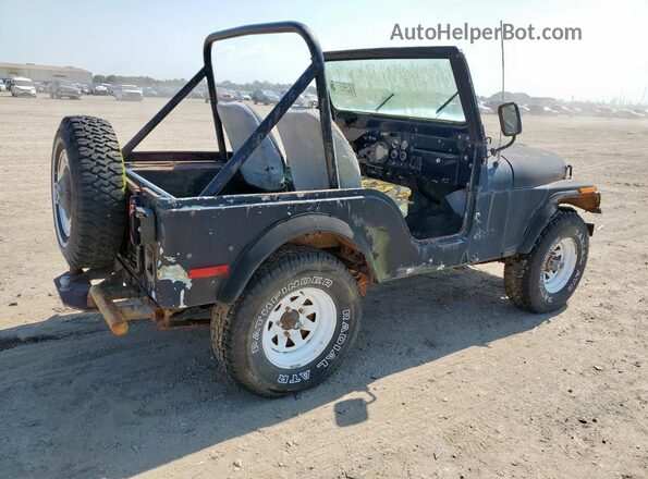 J8F83AA003705 1975 JEEP CJ5, Черный Задняя правая четверть