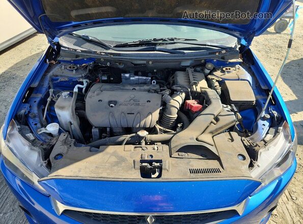 JA32U2FU2HU003519 2017 MITSUBISHI LANCER Blue Սալոնի հետևի տեսք