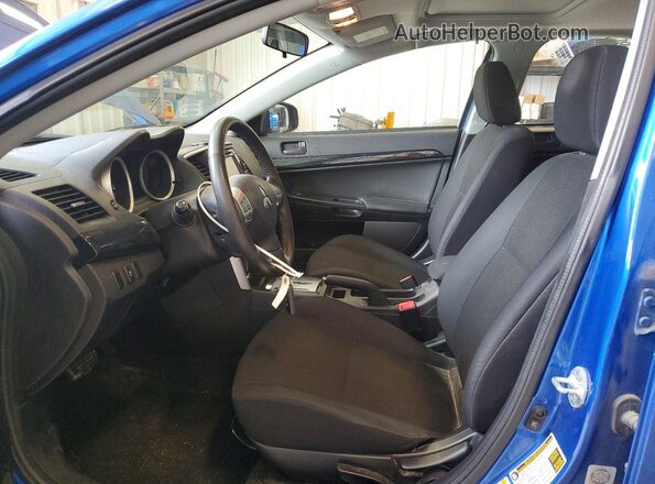 JA32U2FU2HU602467 2017 MITSUBISHI LANCER Blue Front interior view