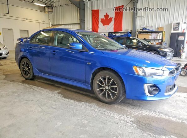 JA32U2FU2HU602467 2017 MITSUBISHI LANCER Blue Front right