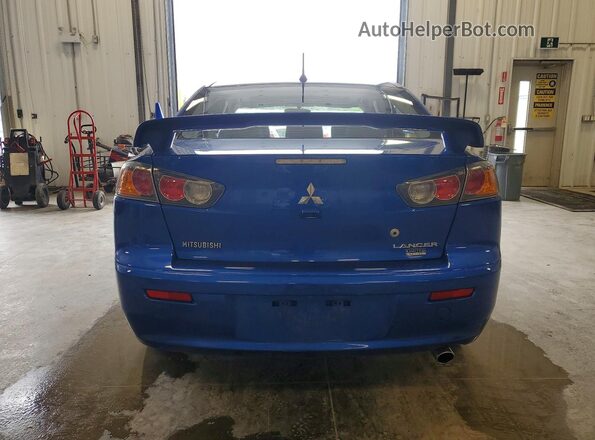 JA32U2FU2HU602467 2017 MITSUBISHI LANCER Blue Rear view