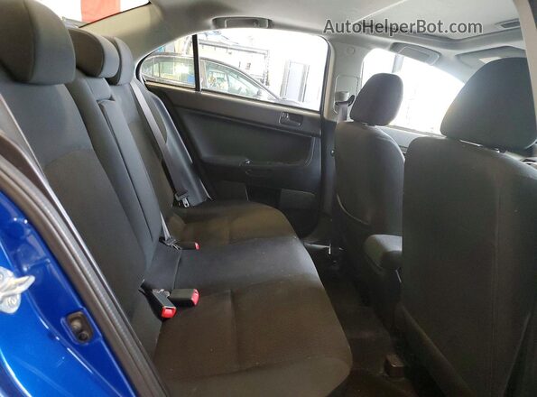 JA32U2FU2HU602467 2017 MITSUBISHI LANCER Blue Rear seats view