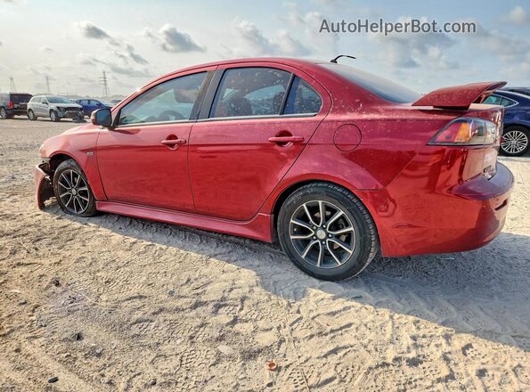 JA32U2FU4HU002114 2017 MITSUBISHI LANCER Red უკანა მარცხენა