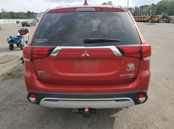 JA4AD3A32KZ005972 2019 MITSUBISHI OUTLANDER Red Widok z tyłu