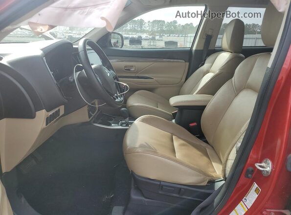 JA4AD3A32KZ005972 2019 MITSUBISHI OUTLANDER Red Widok wnętrza z przodu