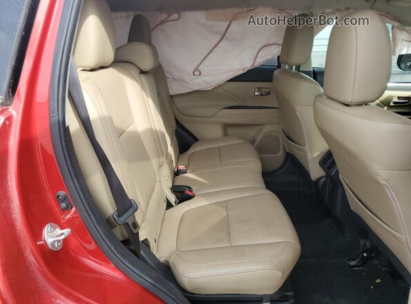 JA4AD3A32KZ005972 2019 MITSUBISHI OUTLANDER Red Widok wnętrza z tyłu