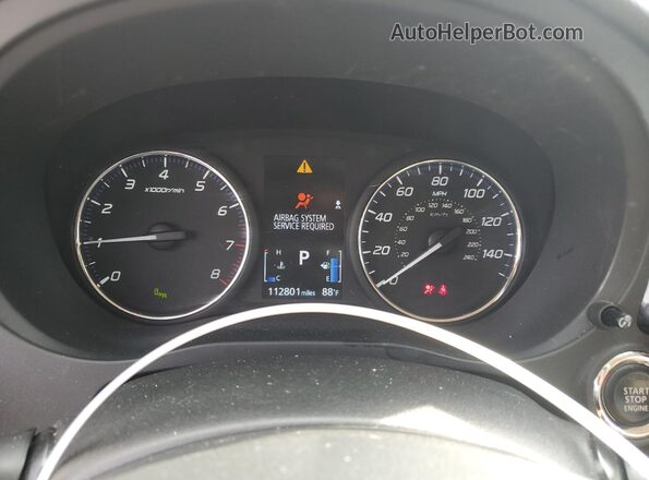 JA4AD3A32KZ005972 2019 MITSUBISHI OUTLANDER Red Widok zestawu wskaźników
