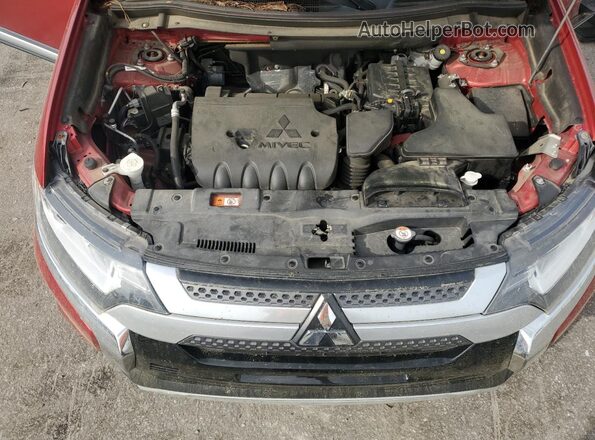 JA4AD3A32KZ005972 2019 MITSUBISHI OUTLANDER Red Widok komory silnika