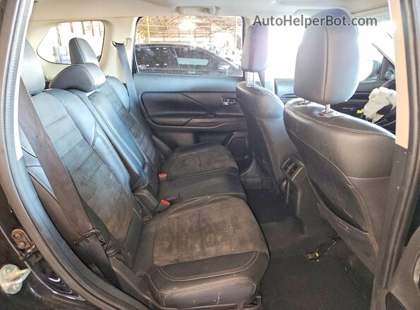 JA4AD3A34LZ048114 2020 MITSUBISHI OUTLANDER Black Widok tylnych siedzeń