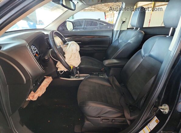 JA4AD3A34LZ048114 2020 MITSUBISHI OUTLANDER Black Widok wnętrza z przodu