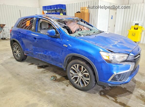 JA4AP3AU2JU016840 2018 MITSUBISHI OUTLANDER Blue Front right