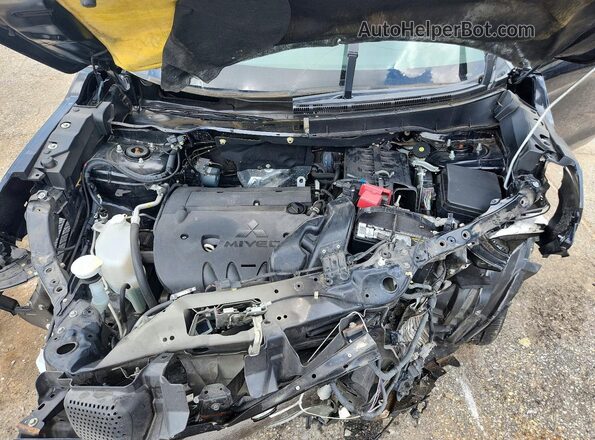 JA4AP3AU2LU002441 2020 MITSUBISHI OUTLANDER Black ძრავის განყოფილების ხედი