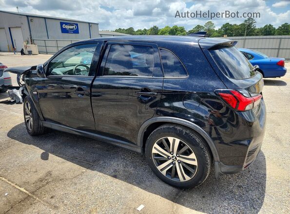 JA4AP3AU2LU002441 2020 MITSUBISHI OUTLANDER Black უკანა მარცხენა