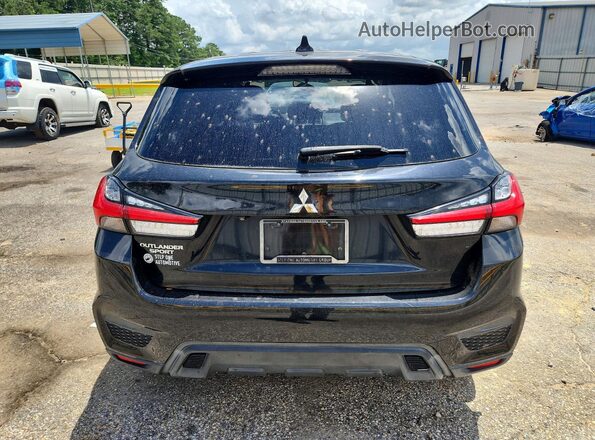 JA4AP3AU2LU002441 2020 MITSUBISHI OUTLANDER Black უკანა ხედი