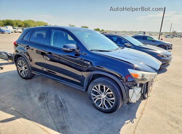 JA4AP3AU3JU018922 2018 MITSUBISHI OUTLANDER Black Առջևի աջ