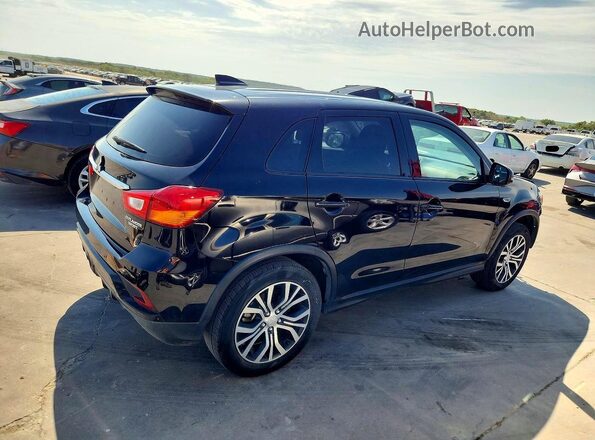 JA4AP3AU3JU018922 2018 MITSUBISHI OUTLANDER Black Հետևի աջ