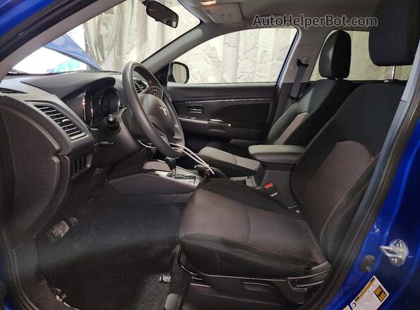 JA4AP3AU4JU020078 2018 MITSUBISHI OUTLANDER Blue Սալոնի դիմացի տեսք