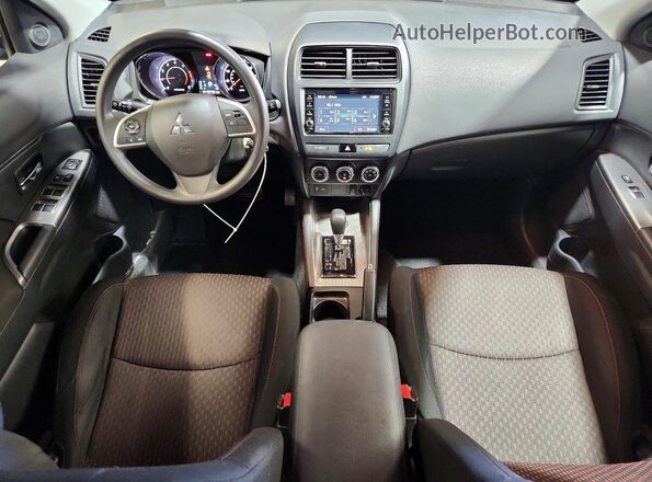 JA4AP3AU4JU020078 2018 MITSUBISHI OUTLANDER Blue Առջևի վահանակի տեսք