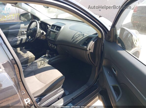 JA4AP3AUXHZ039652 2017 MITSUBISHI OUTLANDER SPORT Black წინა სალონის ხედი