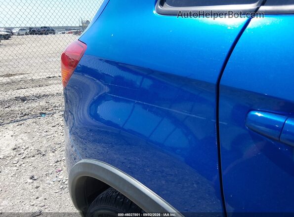 JA4AP3AW2HZ032986 2017 MITSUBISHI OUTLANDER SPORT Blue Widok z przodu