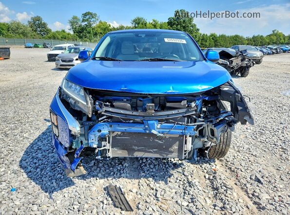 JA4APUAU9MU002198 2021 MITSUBISHI OUTLANDER Blue Front view