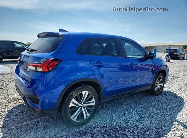 JA4APUAU9MU002198 2021 MITSUBISHI OUTLANDER Blue Rear right