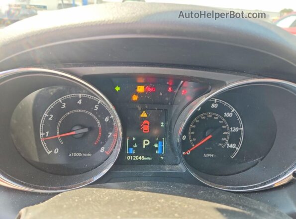 JA4APUAU9MU002198 2021 MITSUBISHI OUTLANDER Blue Instrument cluster view