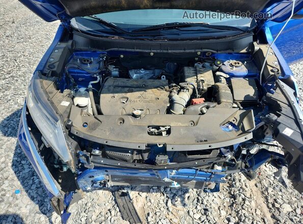 JA4APUAU9MU002198 2021 MITSUBISHI OUTLANDER Blue Engine compartment view