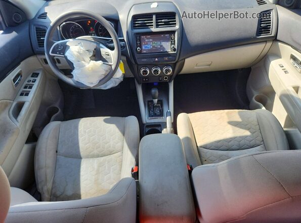 JA4APUAU9MU002198 2021 MITSUBISHI OUTLANDER Blue Dashboard view