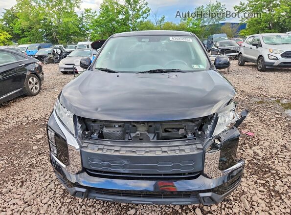 JA4APUAUXMU022203 2021 MITSUBISHI OUTLANDER Black Դիմացի տեսք