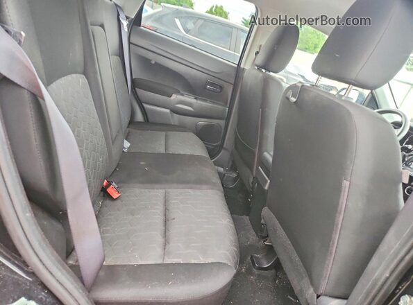 JA4APUAUXMU022203 2021 MITSUBISHI OUTLANDER Black Հետևի նստատեղերի տեսք