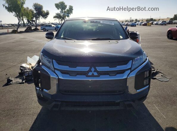 JA4APVAU0MU013631 2021 MITSUBISHI OUTLANDER Black Front view