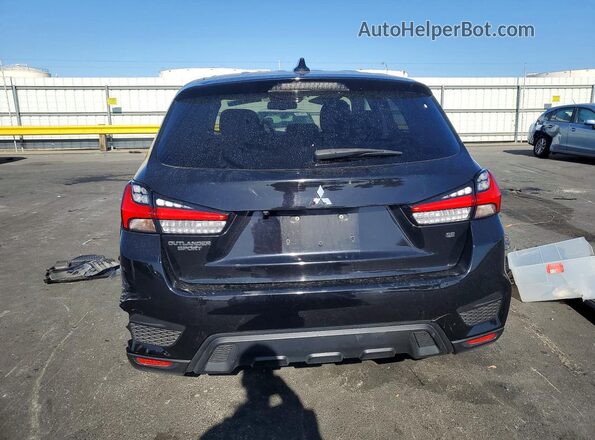 JA4APVAU0MU013631 2021 MITSUBISHI OUTLANDER Black Rear view