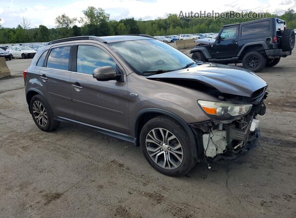 JA4AR4AW4GZ045530 2016 MITSUBISHI OUTLANDER Gray Delantero derecho