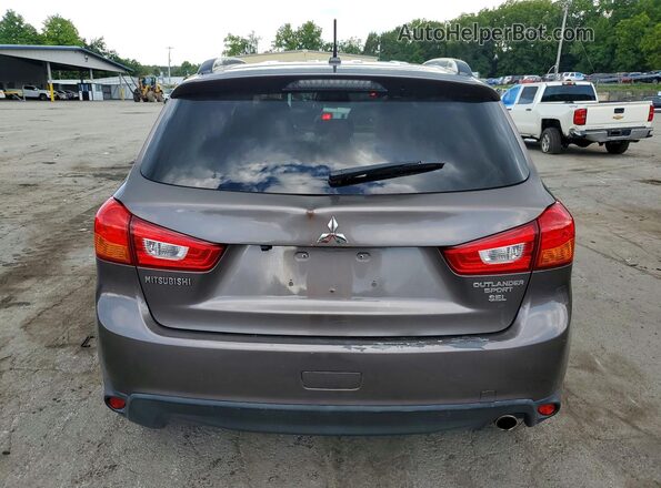 JA4AR4AW4GZ045530 2016 MITSUBISHI OUTLANDER Gray Vista trasera