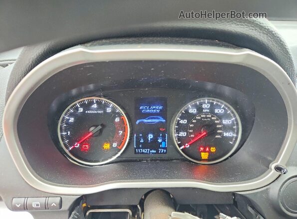 JA4AS3AA0LZ034053 2020 MITSUBISHI ECLIPSE Gray Widok zestawu wskaźników