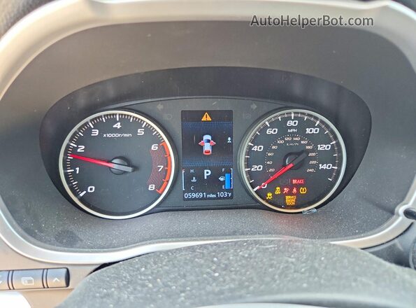 JA4AS3AAXLZ017387 2020 MITSUBISHI ECLIPSE Blue ხელსაწყოთა პანელის ხედი