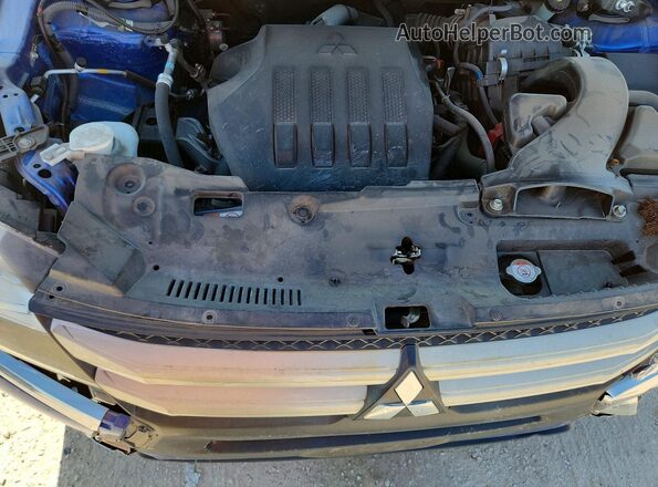 JA4AS3AAXLZ017387 2020 MITSUBISHI ECLIPSE Blue უკანა სალონის ხედი