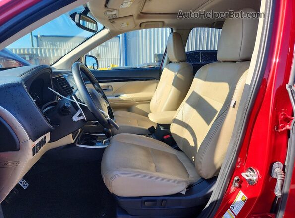 JA4JZ4AX6HZ003354 2017 MITSUBISHI OUTLANDER Red წინა სალონის ხედი