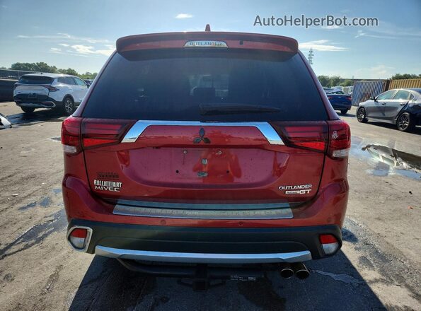 JA4JZ4AX6HZ003354 2017 MITSUBISHI OUTLANDER Red უკანა ხედი