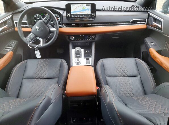 JA4T5WA99SZ042299 2025 MITSUBISHI OUTLANDER Black წინა პანელის ხედი