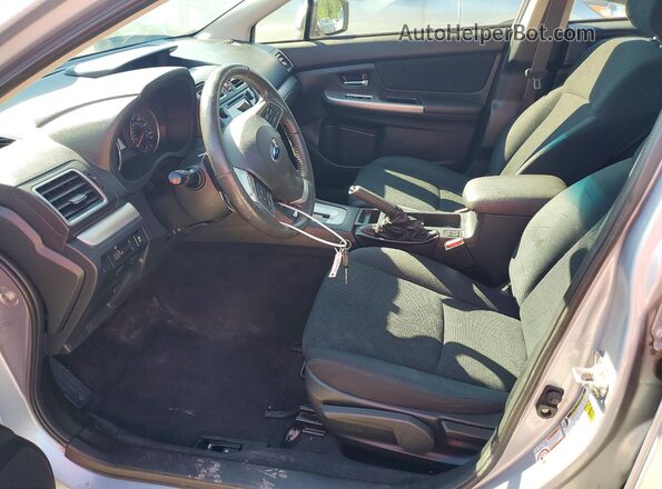 JF1GJAF64GH017057 2016 SUBARU IMPREZA Silver Вид салону спереду